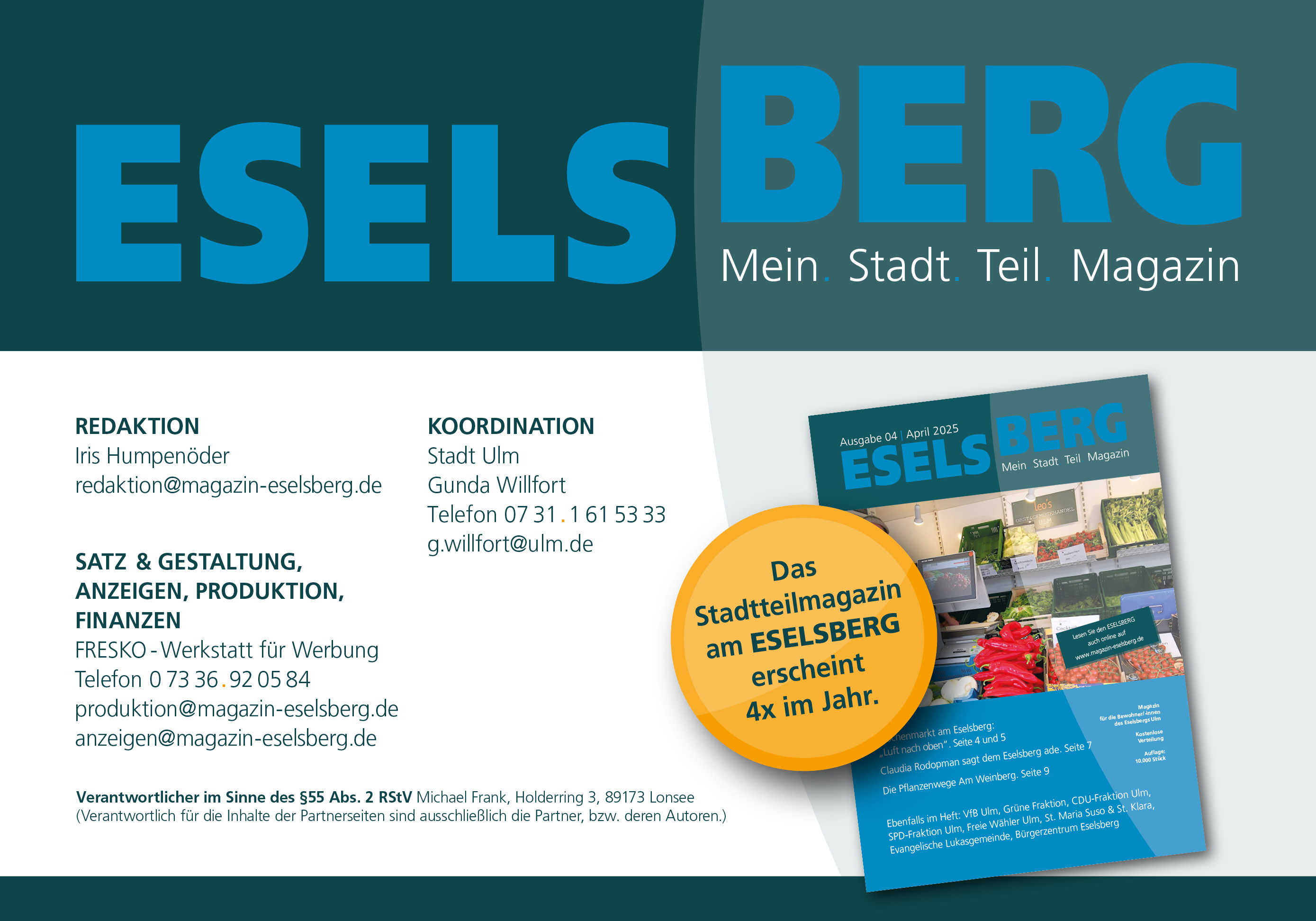 Eselsberg - Mein. Stadt. Teil. Magazin